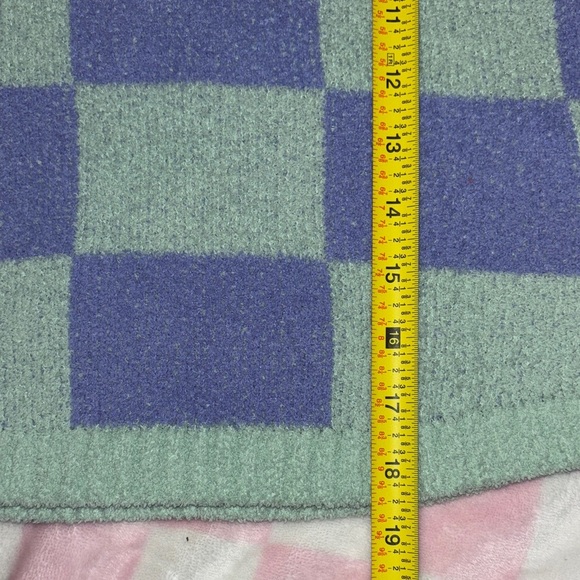 Pink Republic Checkered Knit Sweater – Size M - Picture 5 of 9